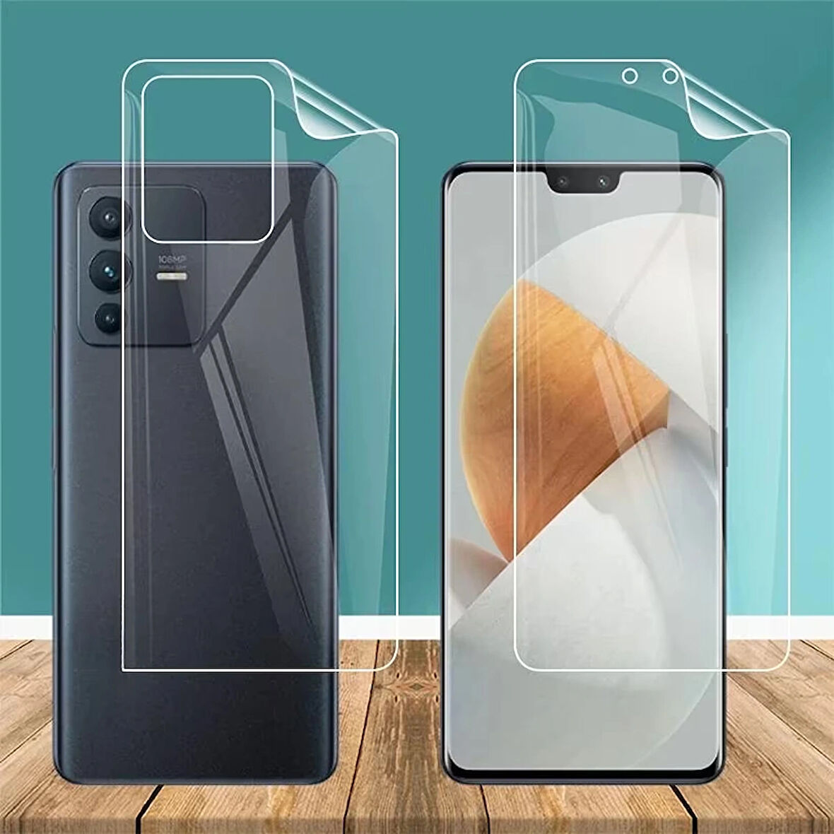 Redmi Note 11 Hidrojel Nano Ekran ve Arka Kapak Koruyucu Şeffaf