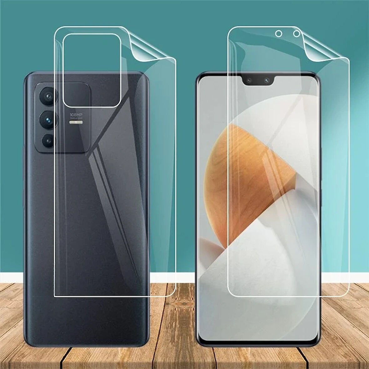 Redmi Note 11 Pro Hidrojel Nano Ekran ve Arka Kapak Koruyucu Şeffaf