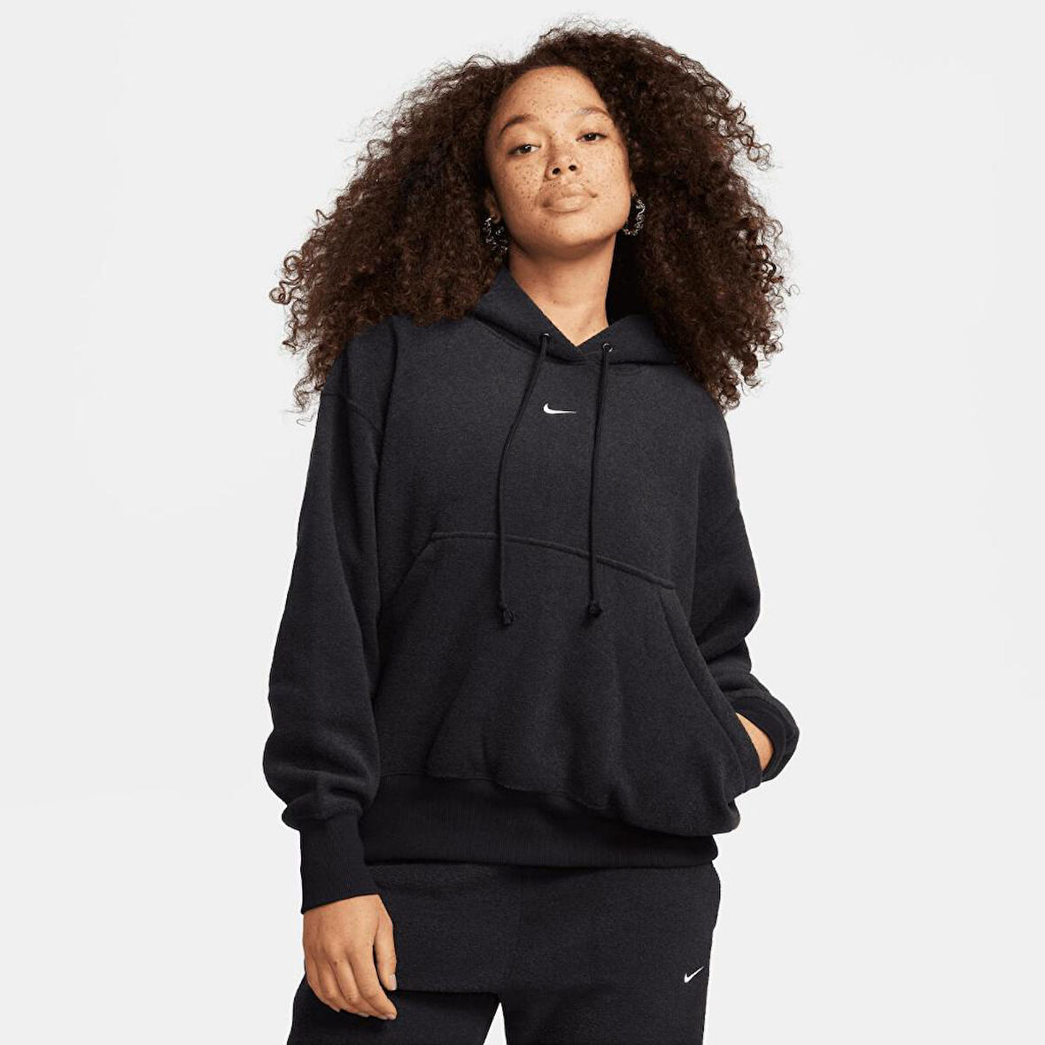Sportswear Phoenix Plush Oversize Şardonlu Bayan Sweatshirt