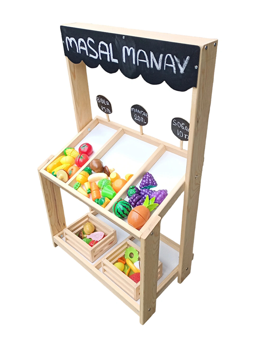 Ahşap Oyuncak Manav tazgahı