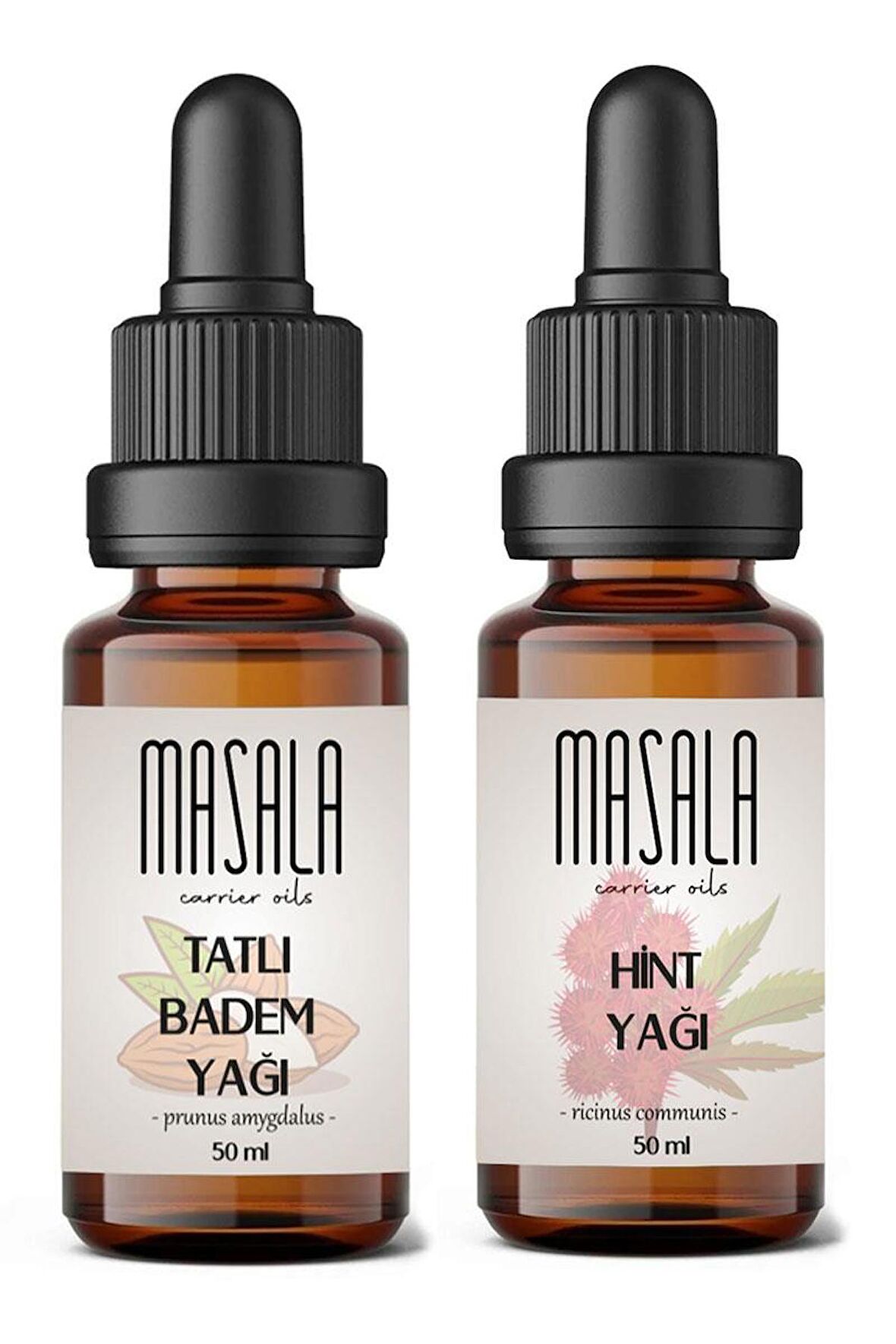 Masala Tatlı Badem Yağı + Hint Yağı 2 X 50 ml