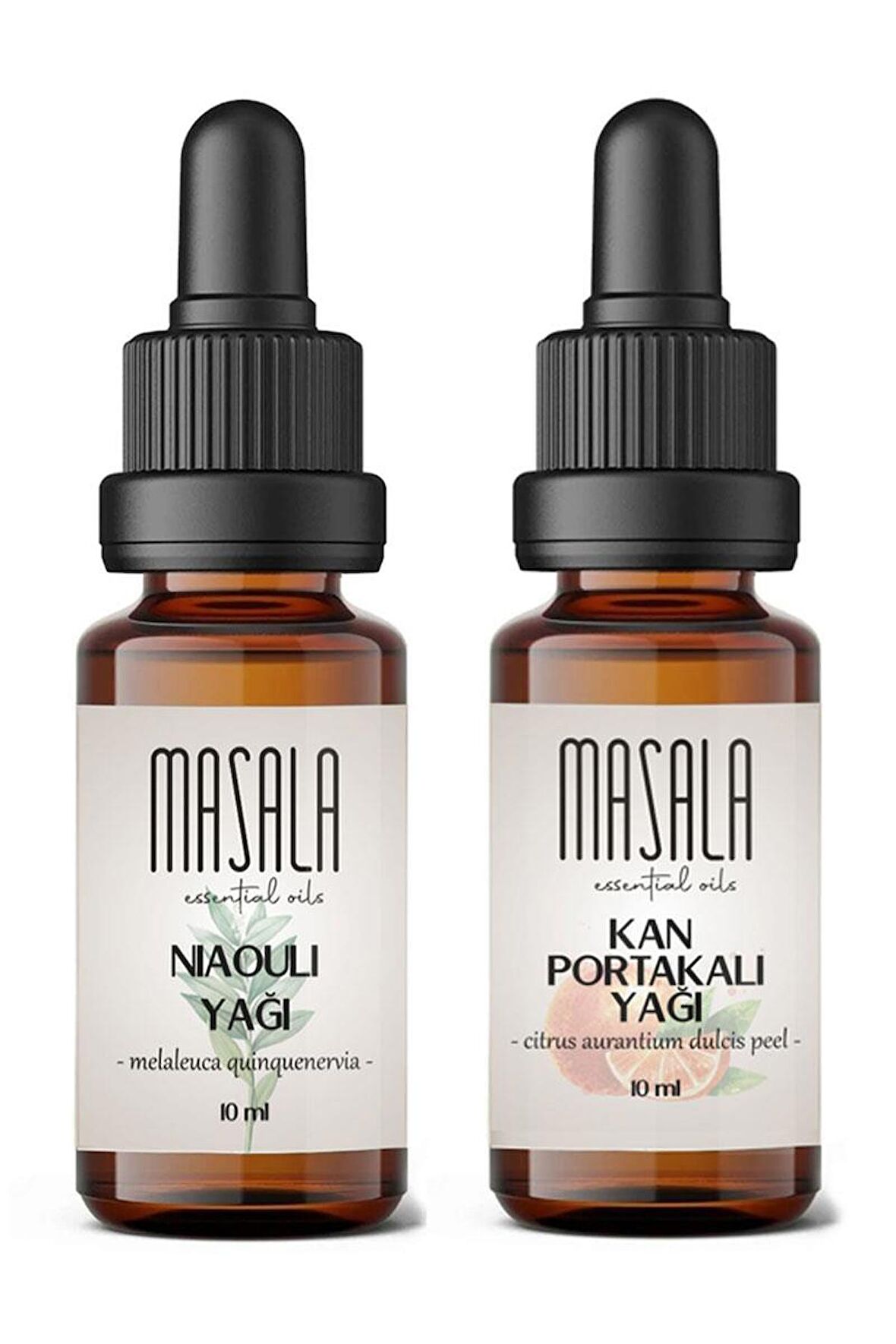Masala Saf Kan Portakalı Yağı - Niaouli Yağı  10 ml. x 2 Adet