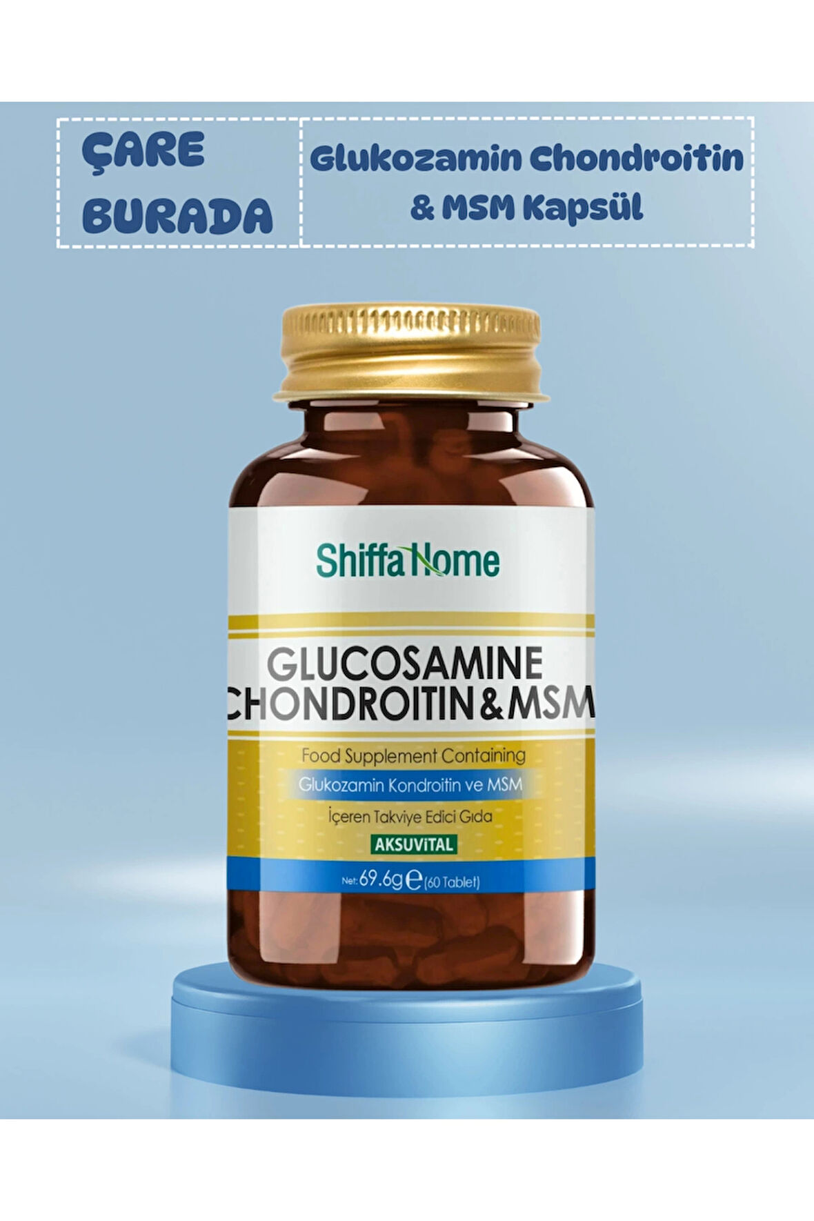 Glukozamin Chondroitin & MSM Kapsül (60 Adet)