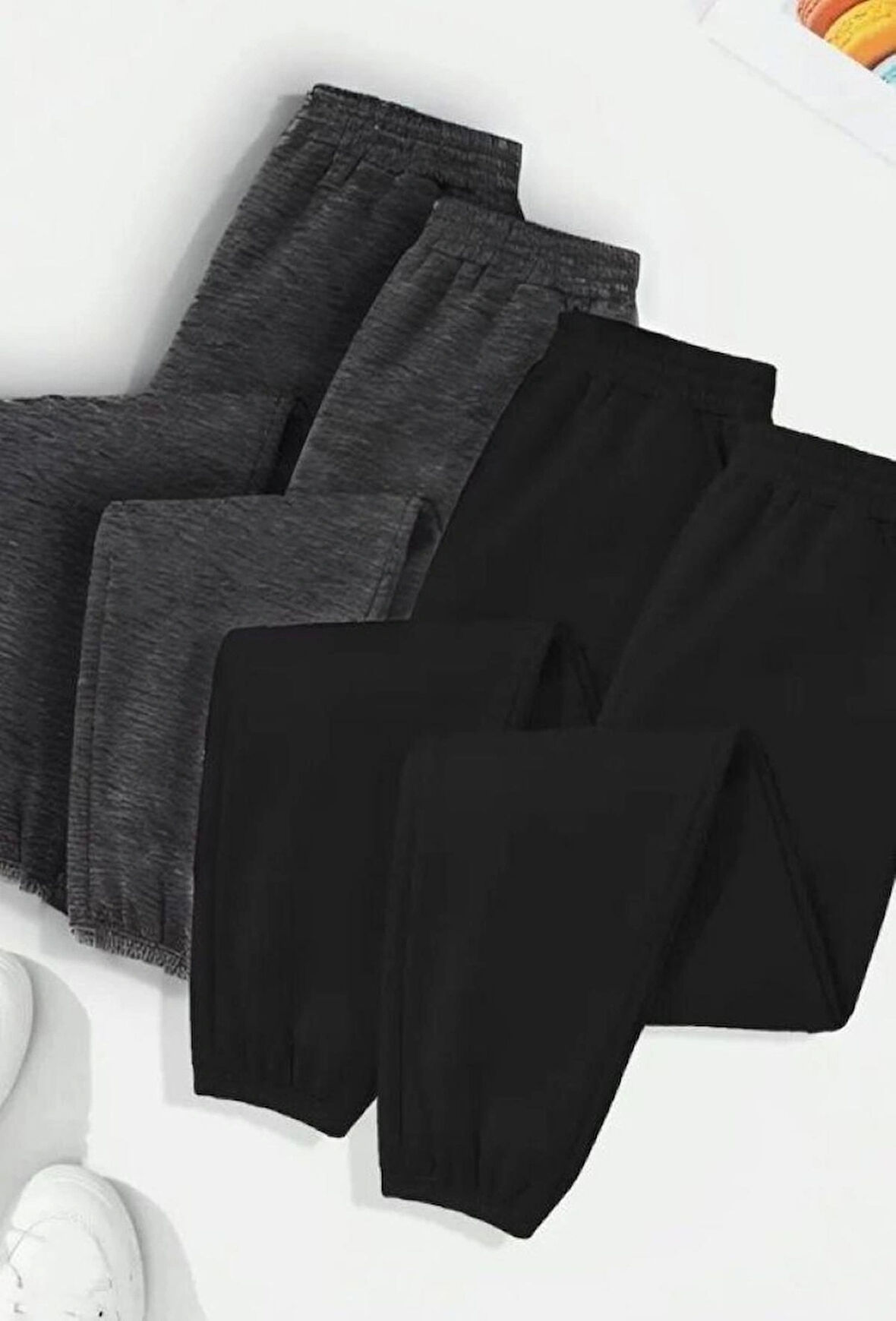 4 lü avantajlı eşofman altı seti jogger paça lastikli