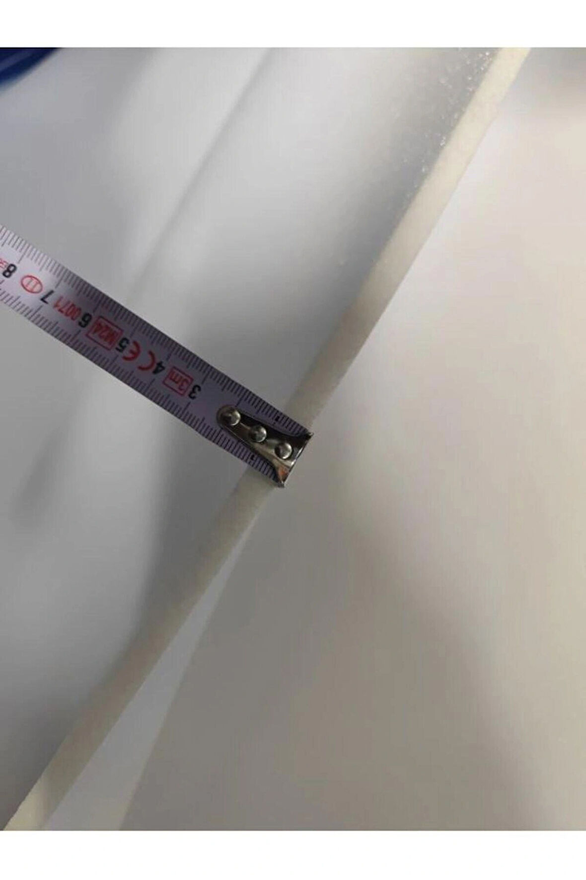 Beyaz Sünger 0,8 cm (138x238cm.plaka) Ütü Masası Süngeri Koltuk Süngeri Döşeme Süngeri