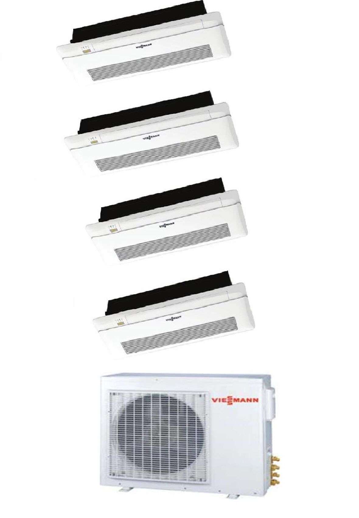 Viessmann O5F3120M2 1+3 Sistem 9+9+12+24 48000 Btu/h A Enerji Sınıfı İnverter Multi Split Kaset Tipi Klima