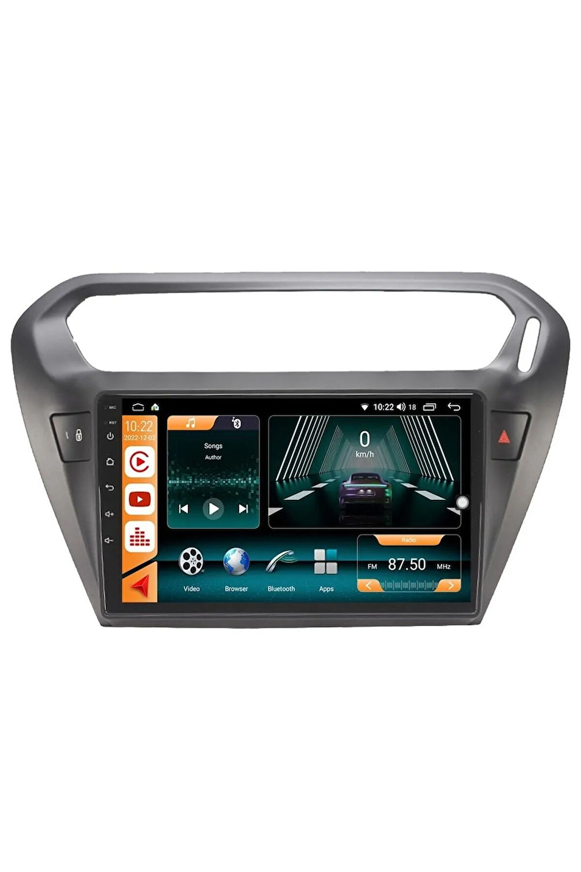Peugeot 301 Siyah 2014 / 2019 Androidauto/carplay Multimedya