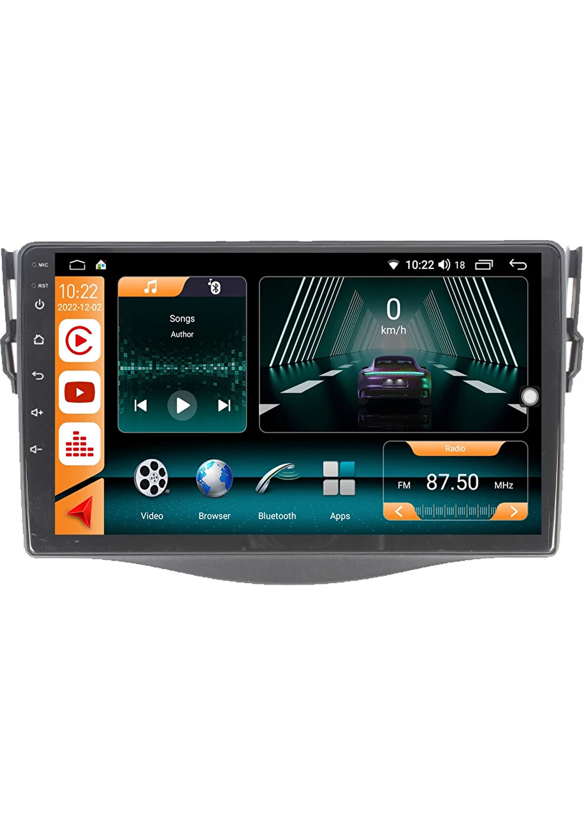 Toyota Rav 4 2007 / 2012 Androidauto/carplay Multimedya