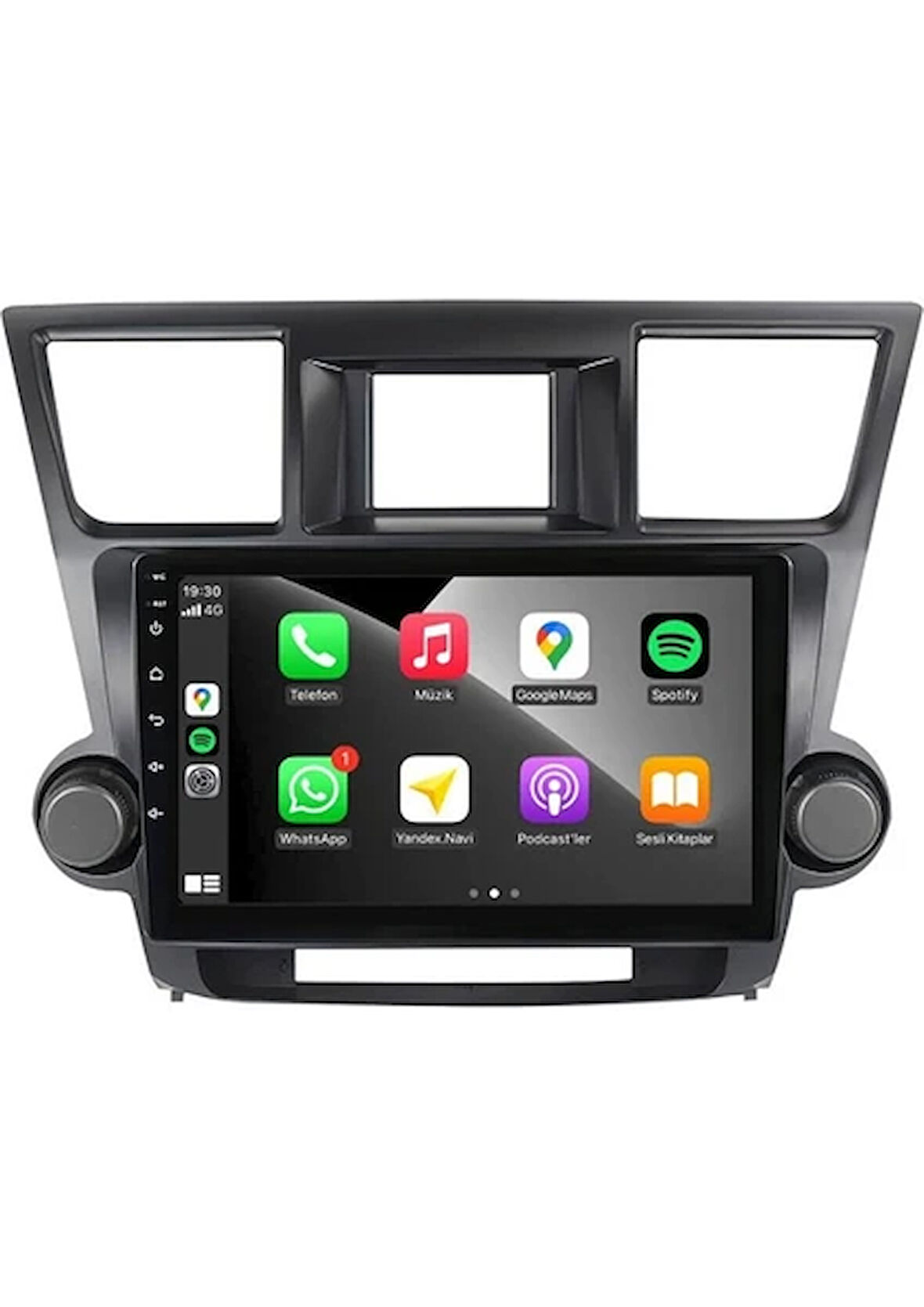 Toyota Highlander 2009 / 2013 Androidauto/carplay Multimedya