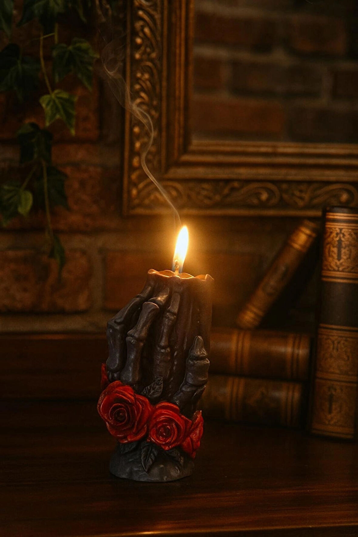 Bitkisel Mum Özel Tasarım Kokulu Mum Gotik Mum