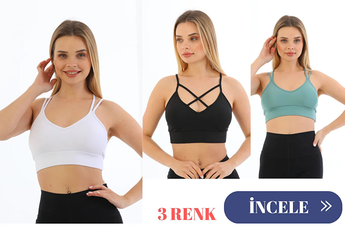 Murays form angel 3 lü kadın askıları çapraz büstiyer
