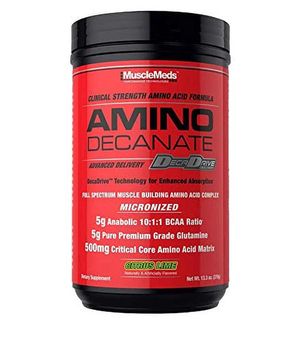 Musclemeds Amino Bcaa Glutamin Decanate 360 Gr