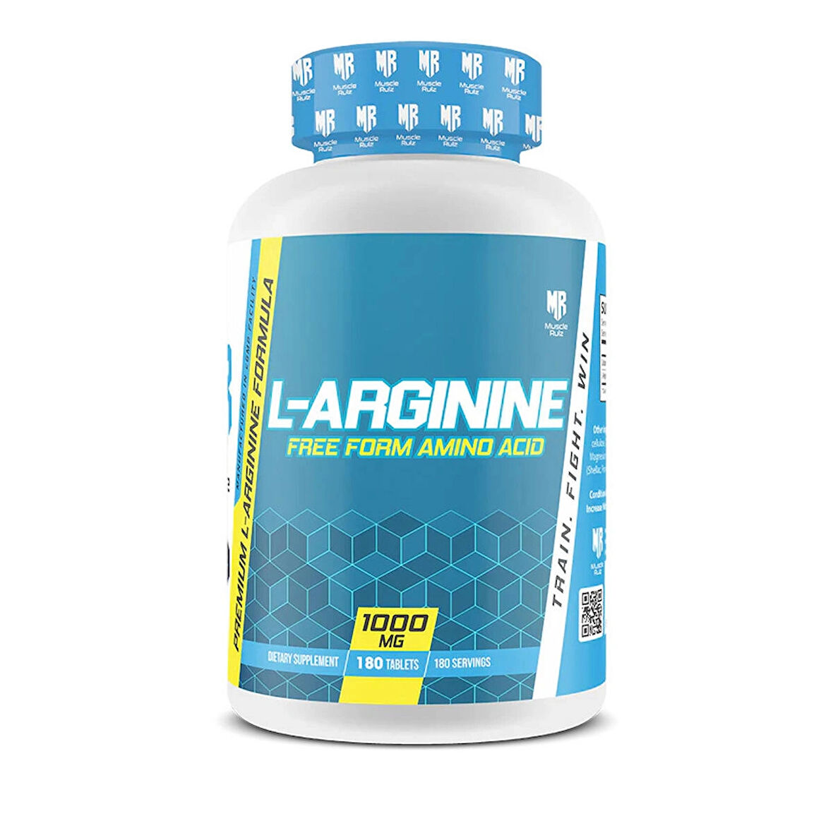 MUSCLE RULZ ARGİNİNE(ARJİNİN) Nitric Oxide (NİTRİK OKSİT ÖNCÜSÜ) 1000 MG 180 TABLET