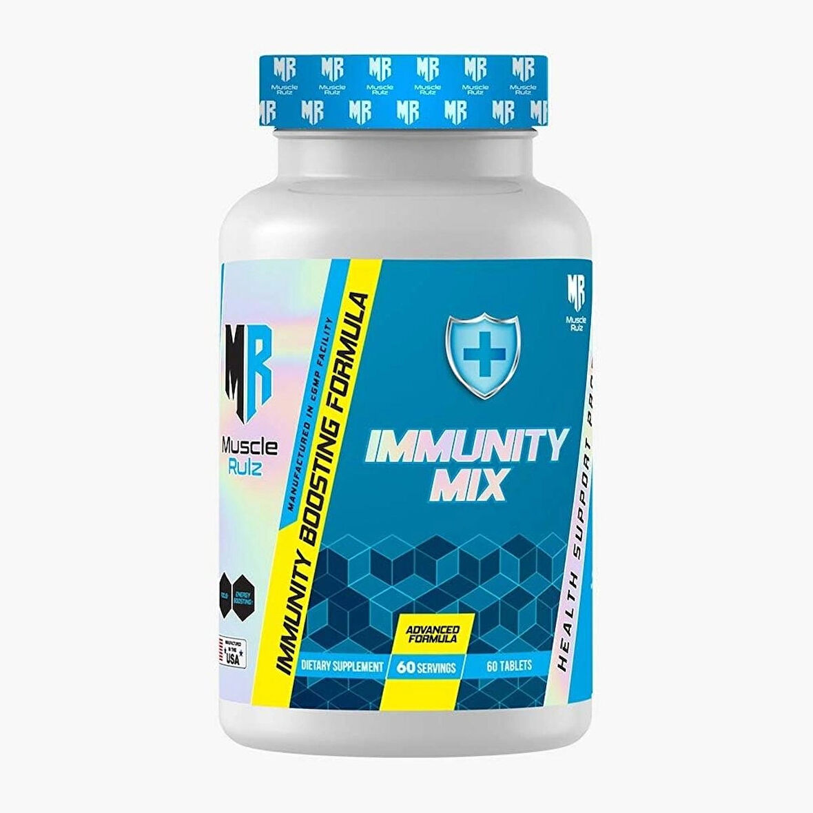 Muscle Rulz Immunity Mix (NAC+ZİNC+GRAPE SEED+QUERCETİN+ALPHA LİPOİC) 60 Tablets Immunity Boosting (USA)