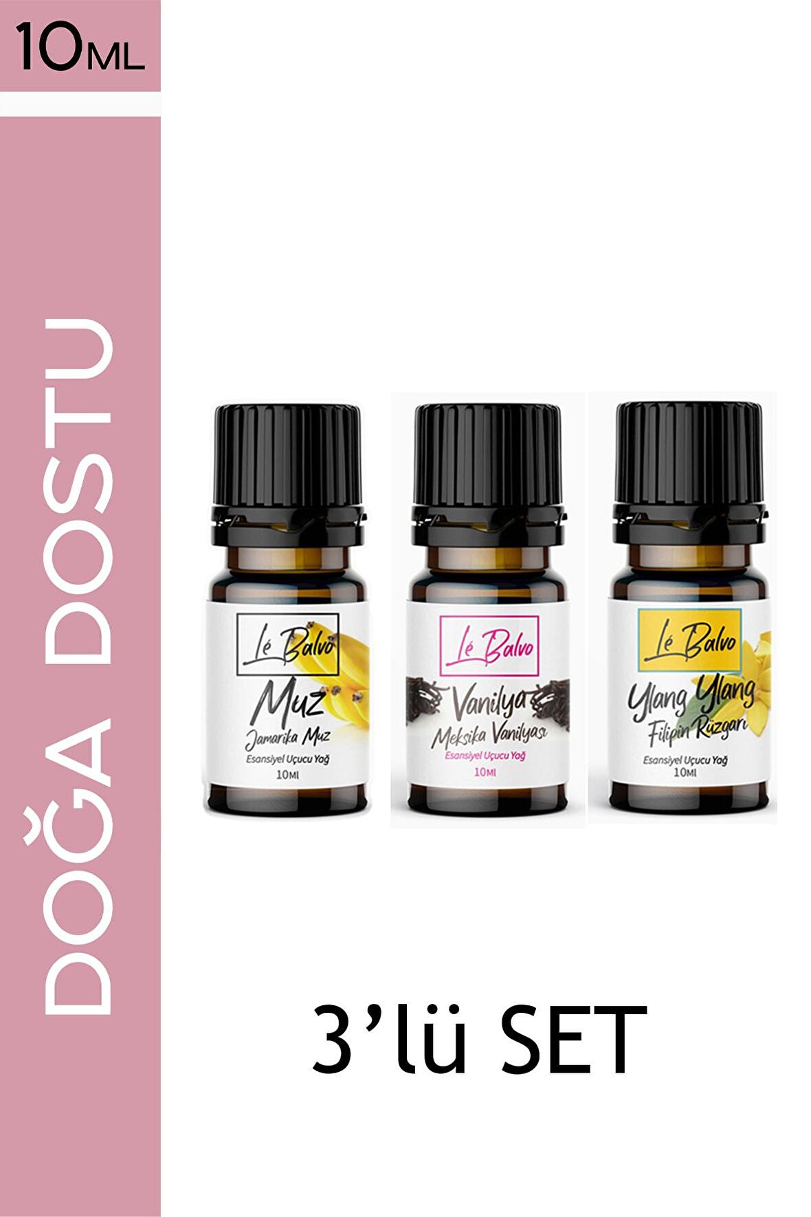 Muz,vanilya,ylang Ylang Doğal Uçucu Saf Buhurdanlık Esansı Oda Kokusu Esans Buhur Yağı 10ml