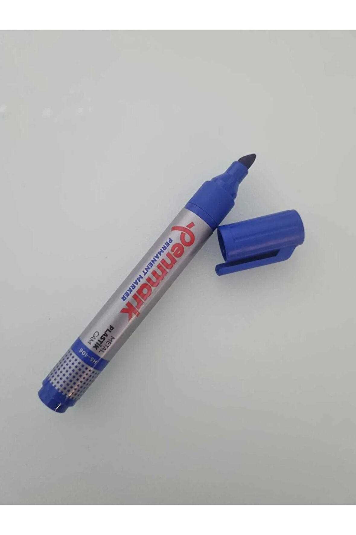 Permanent Marker Kesik Uç Mavi (1 adet)