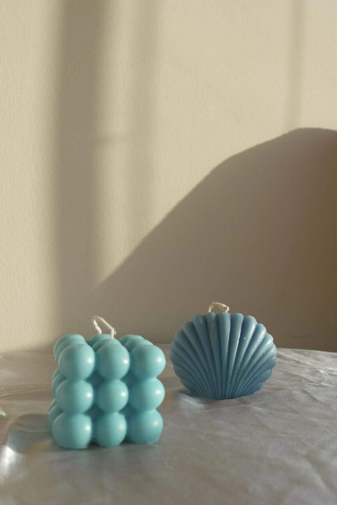 2'li Bubble Ve Istiridye Set Kokulu Dekoratif Mum