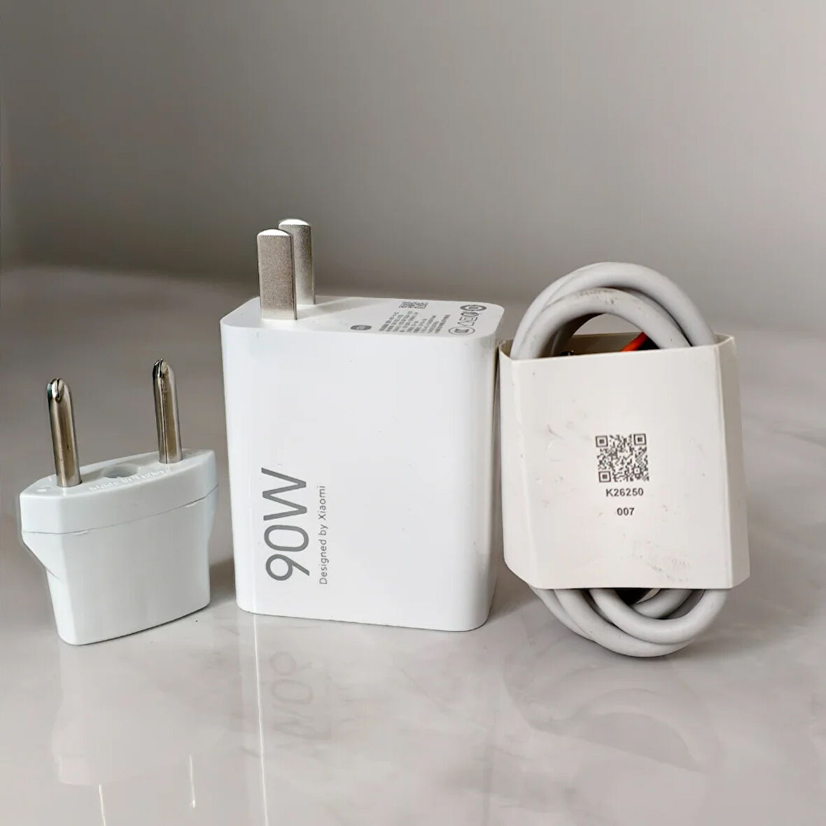 Poco X7 Pro Ironman Edition Uyumlu Şarj Aleti 90 Watt Amerikan Başlık + Tr Dönüştürücü