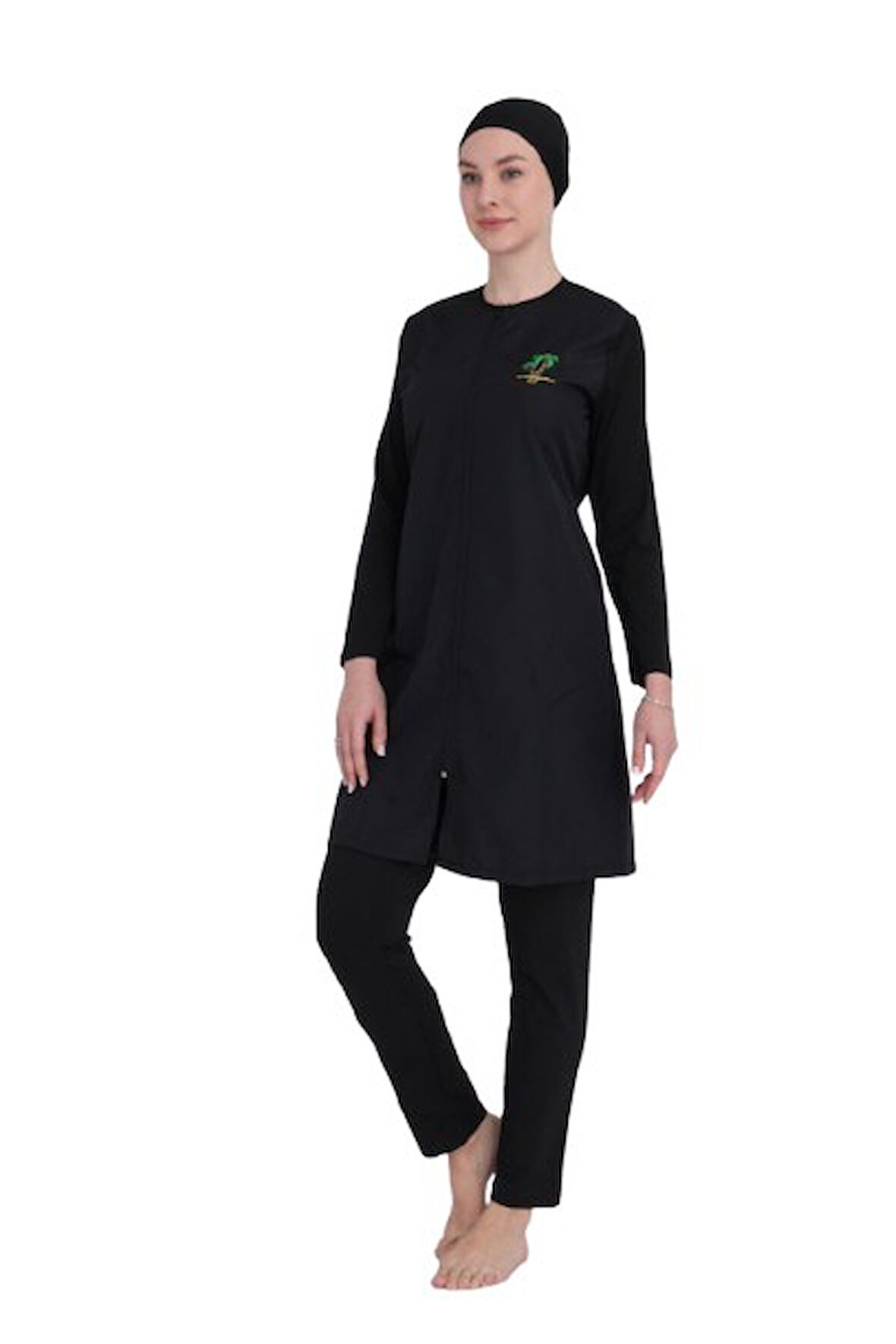 Battal Beden Kadın Tesettür Mayo