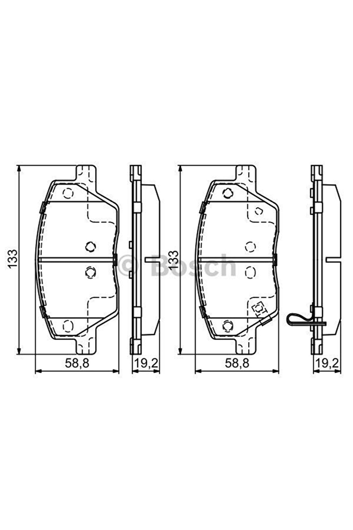 Ön Balata Fıat Egea 1.3-1.4-1.6-1.6dbos-0986495392 77367628 77367628