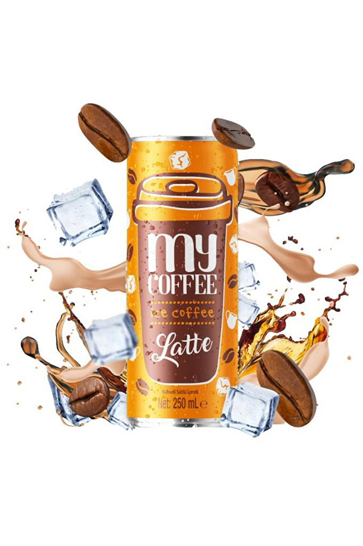 Meysu MyCoffee Latte Soğuk Kahve 250 ml x 12 Adet