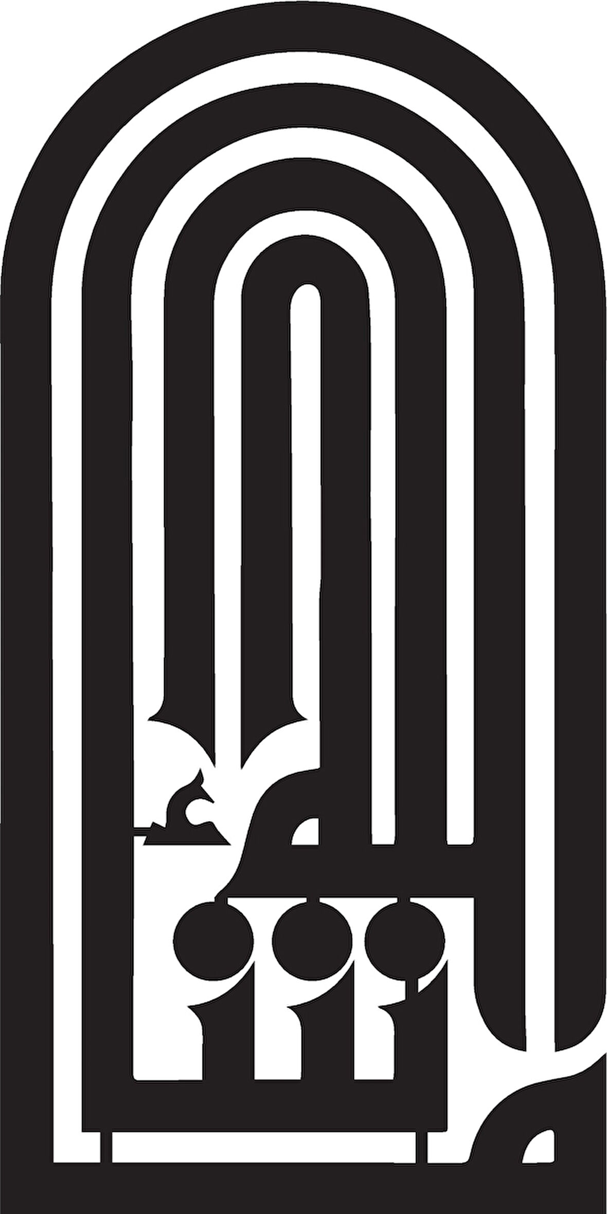 Miyrem Kufi Hat İle Maşaallah Yazısı Sticker 40 x 80 Cm