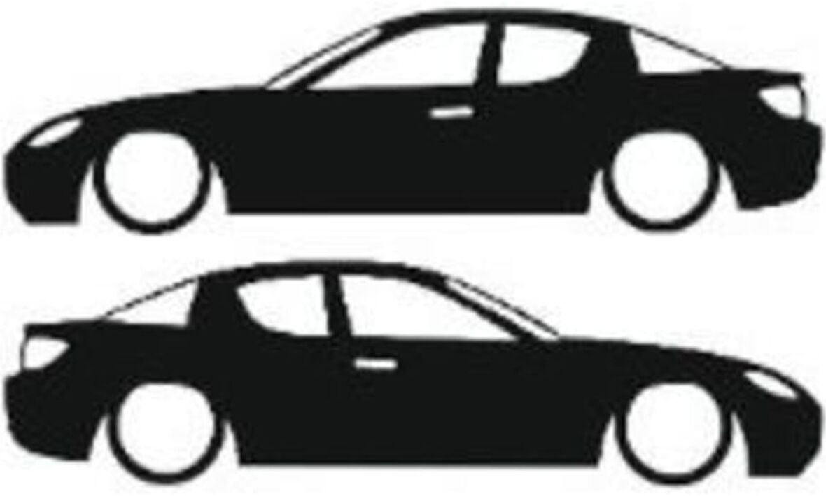 Miyrem Otomobil Tasarım Model 16 Sticker 20 x 6 cm 2 Adet