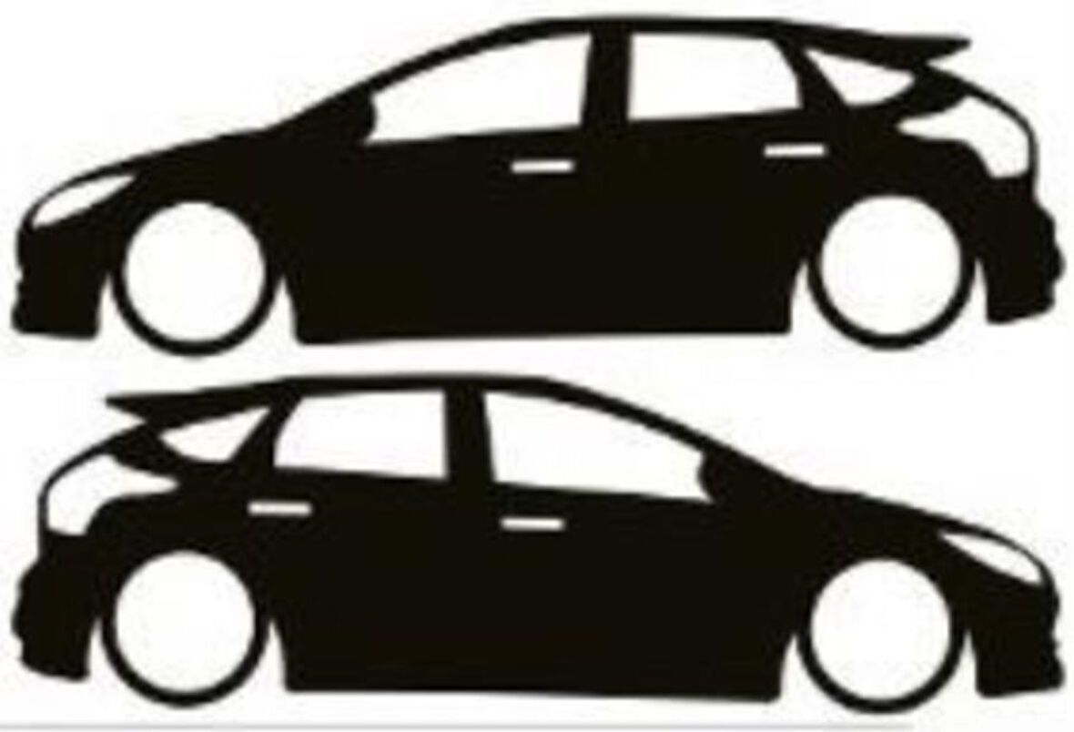 Miyrem Otomobil Tasarım Model 12 Sticker 20 x 6 cm 2 Adet