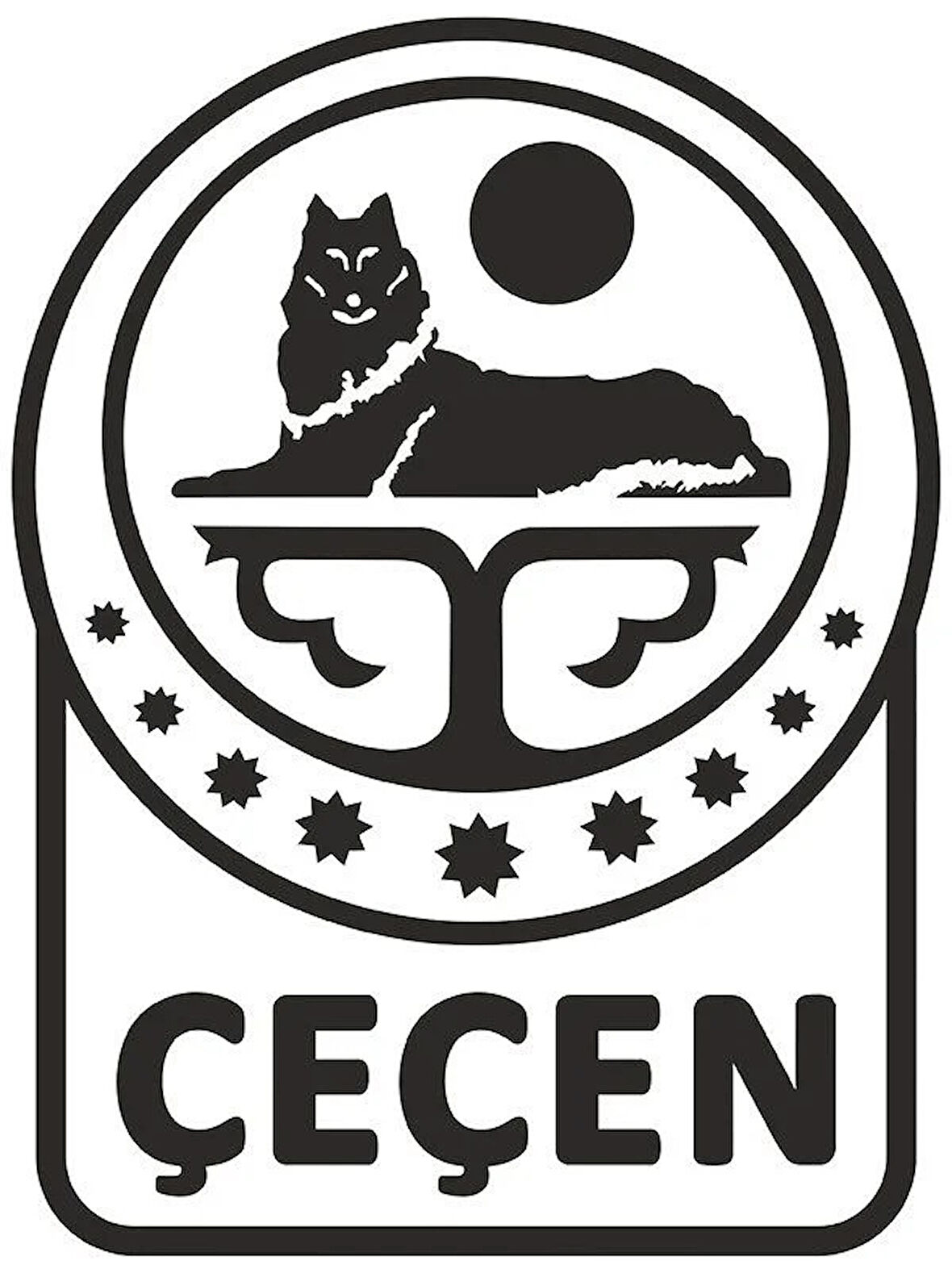 Miyrem Çeçen Amblemi  3 Sticker 11 x 15 cm