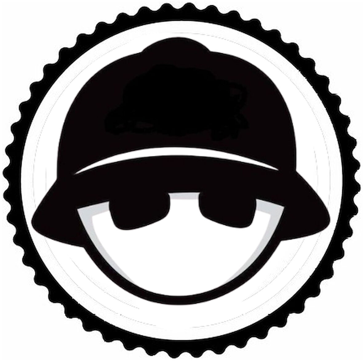 Miyrem Safari Şapkalı Emoji Tasarım Sticker 40 x 40 cm