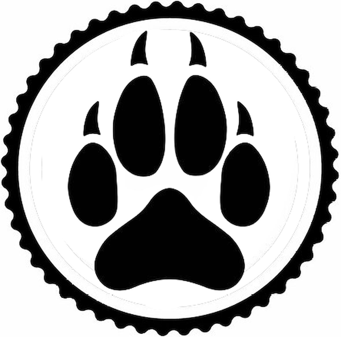 Miyrem Vahşi Pençe Tasarım Sticker 40 x 40 cm