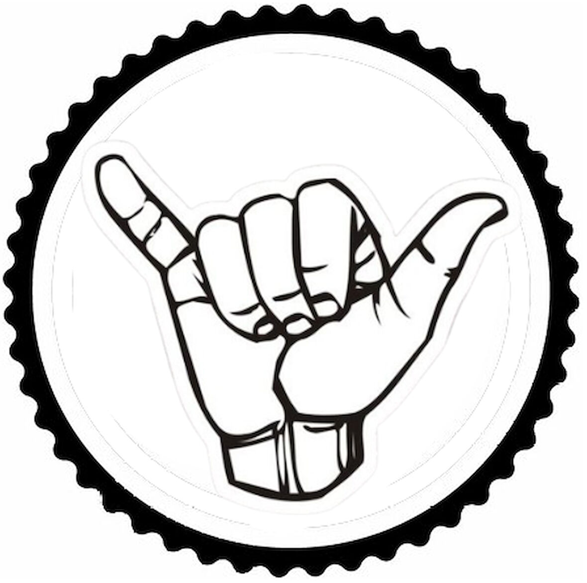 Miyrem El İşareti 1.Model Tasarım Sticker 50 x 50 cm