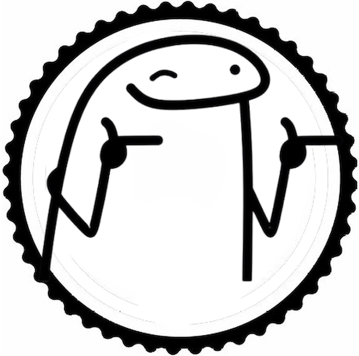 Miyrem Çizgi Karikatür Tasarım Sticker 40 x 40 cm