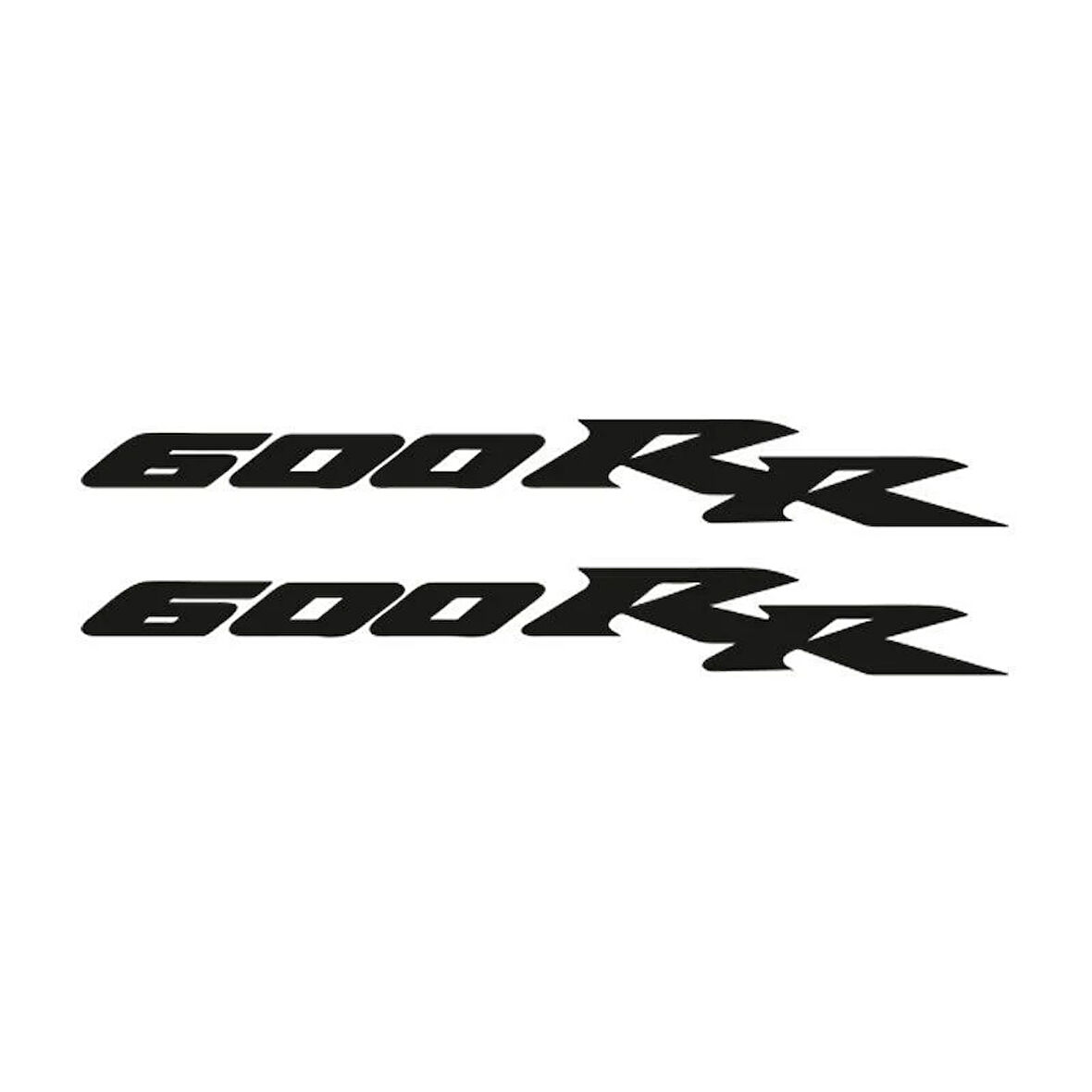 Miyrem Honda 600RR Yazı Motosiklet Sticker 2 Adet 23 X 2 CM