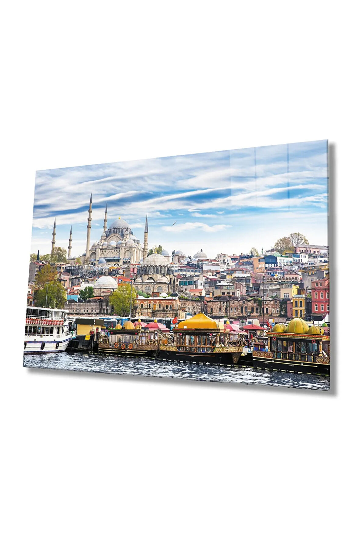  Miyrem Glasses Collection -A1^#  Istanbul Camii Manzara Cam Tablo