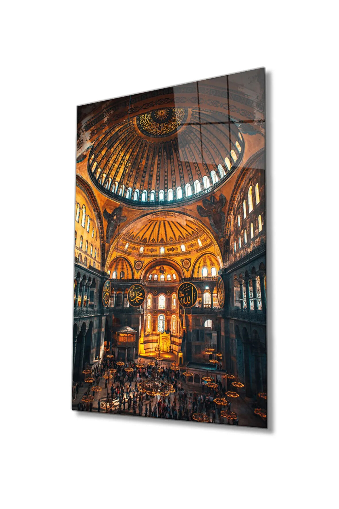  Miyrem Glasses Collection -A1^#  Ayasofya Camii Motif Dini Islami Cam Tablo