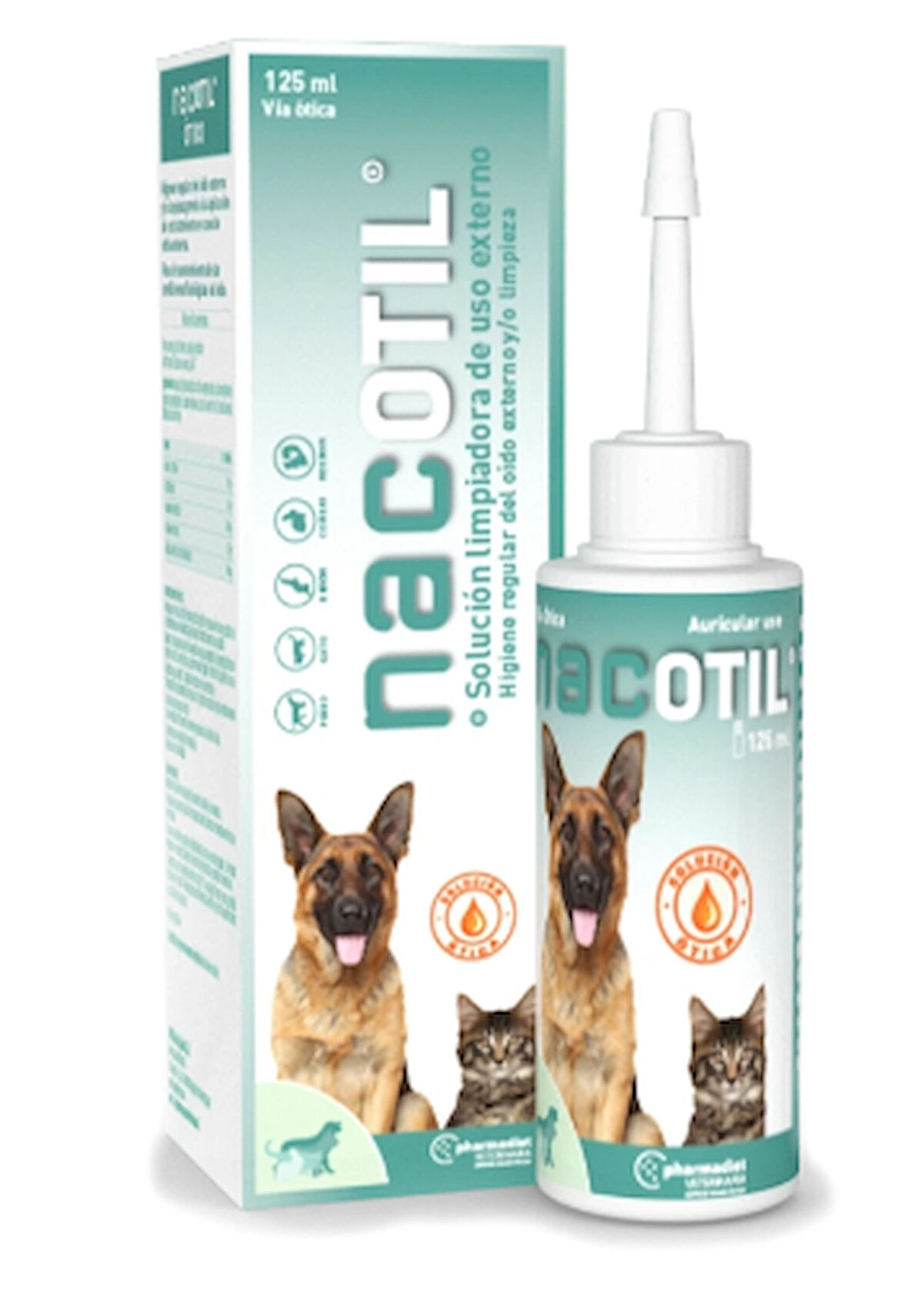 Pharmadiet Nacotil Neo Kedi ve Köpekler Için Kulak Temizleme Solusyonu 125 ml