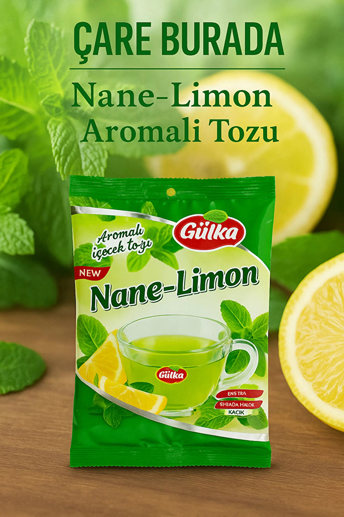 Nane - Limon Aromalı İçecek Tozu 250 Gr