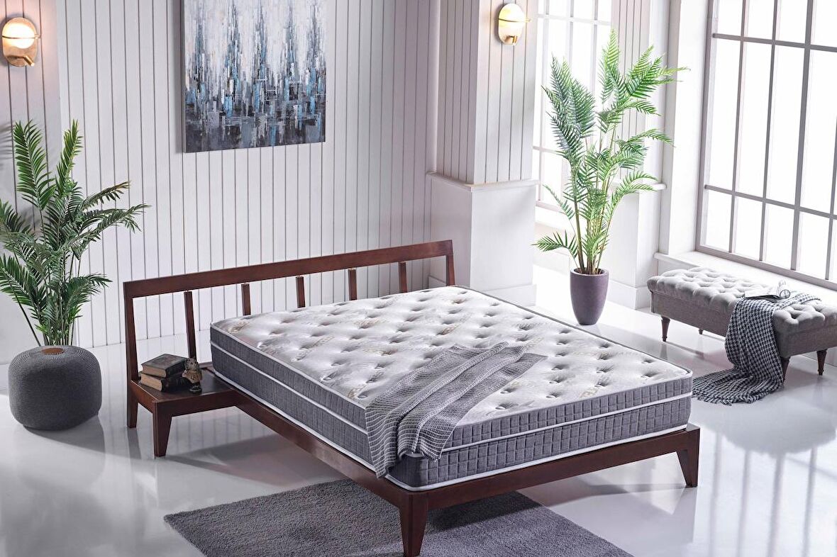 Natural 90x200 Sabit Pedli Yatak (Ölçü Seçenekli)