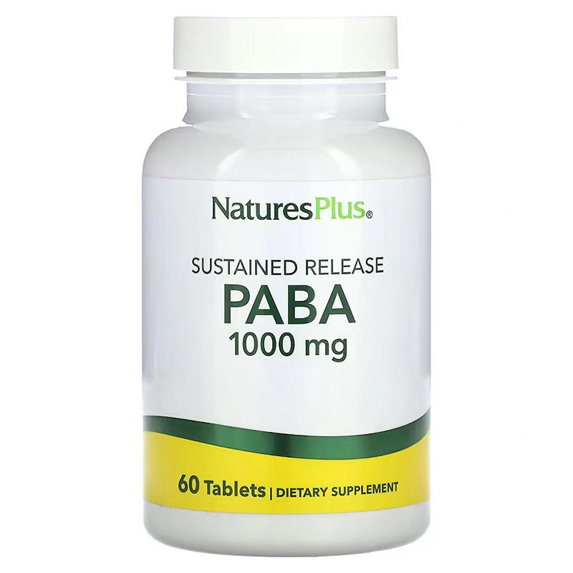 NaturesPlus Sustained Release PABA 1,000 mg 60 Tablet