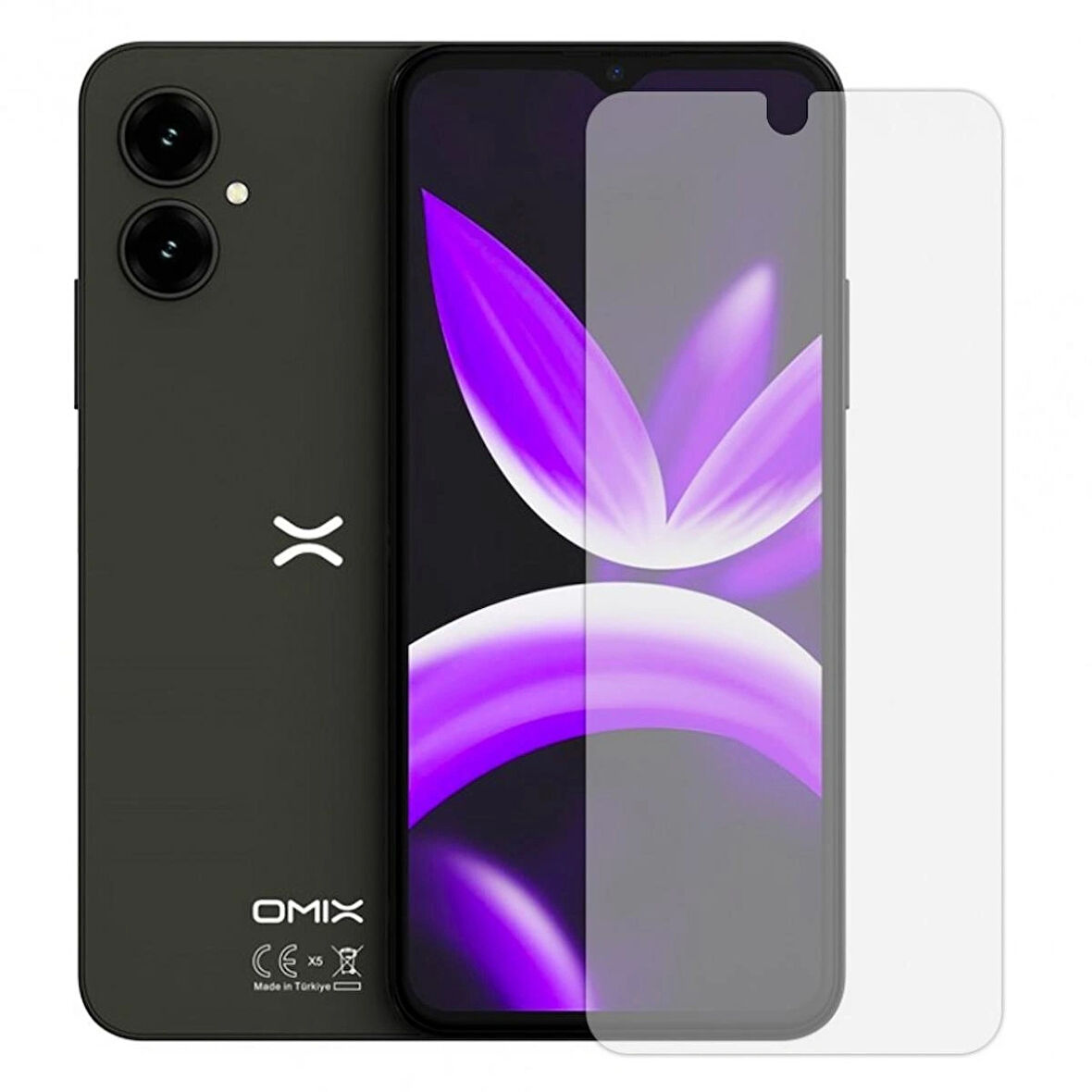 Omix X5 Uyumlu Kırılmaz Ekran Koruyucu Temperli Cam