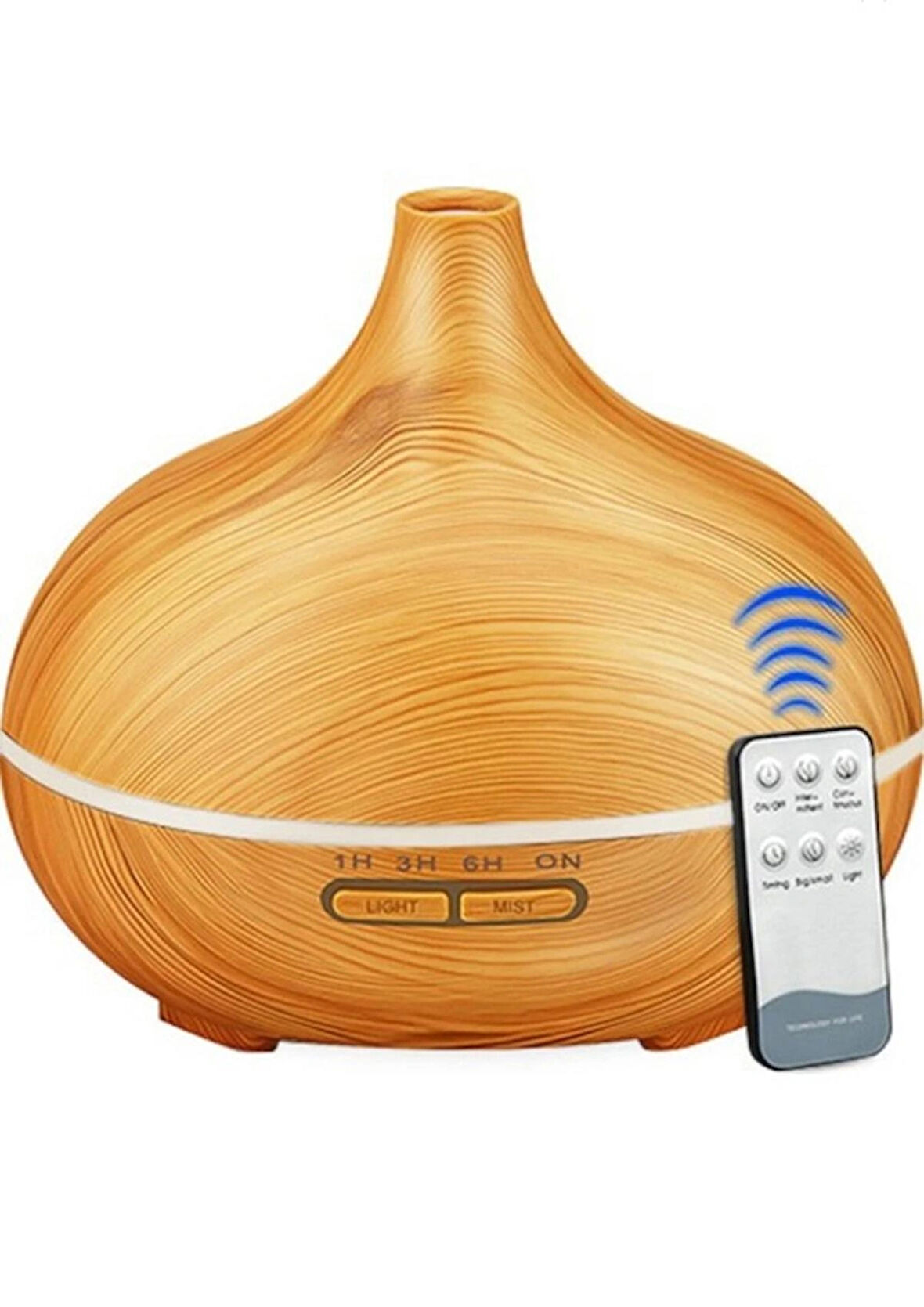 Hava Nemlendirici Uzaktan Kumandalı 550 Ml Aroma Difüzörü Ultrasonik 