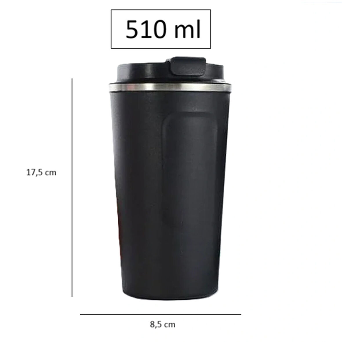 Termal Kahve Kupası 510 ML Paslanmaz Çelik Vakumlu Matara Yalıtımlı Bardak Su Şişesi