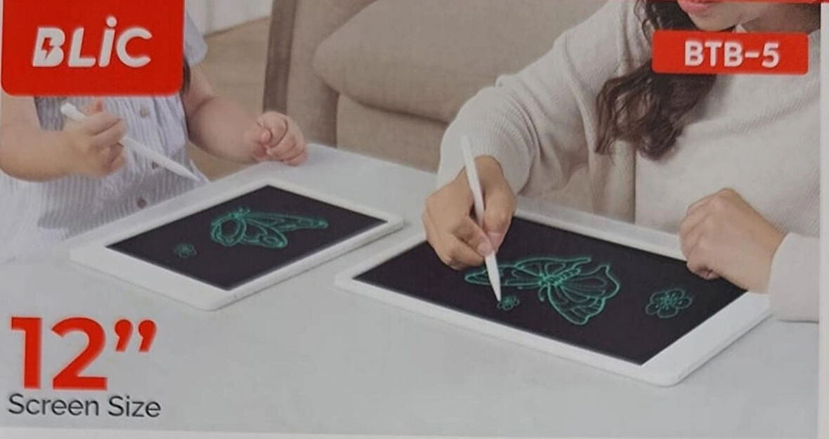 LCD Panel Yazı Tableti 12 inç BTB-5 Smart Child Lock LCD Panel Single Writing Tablet