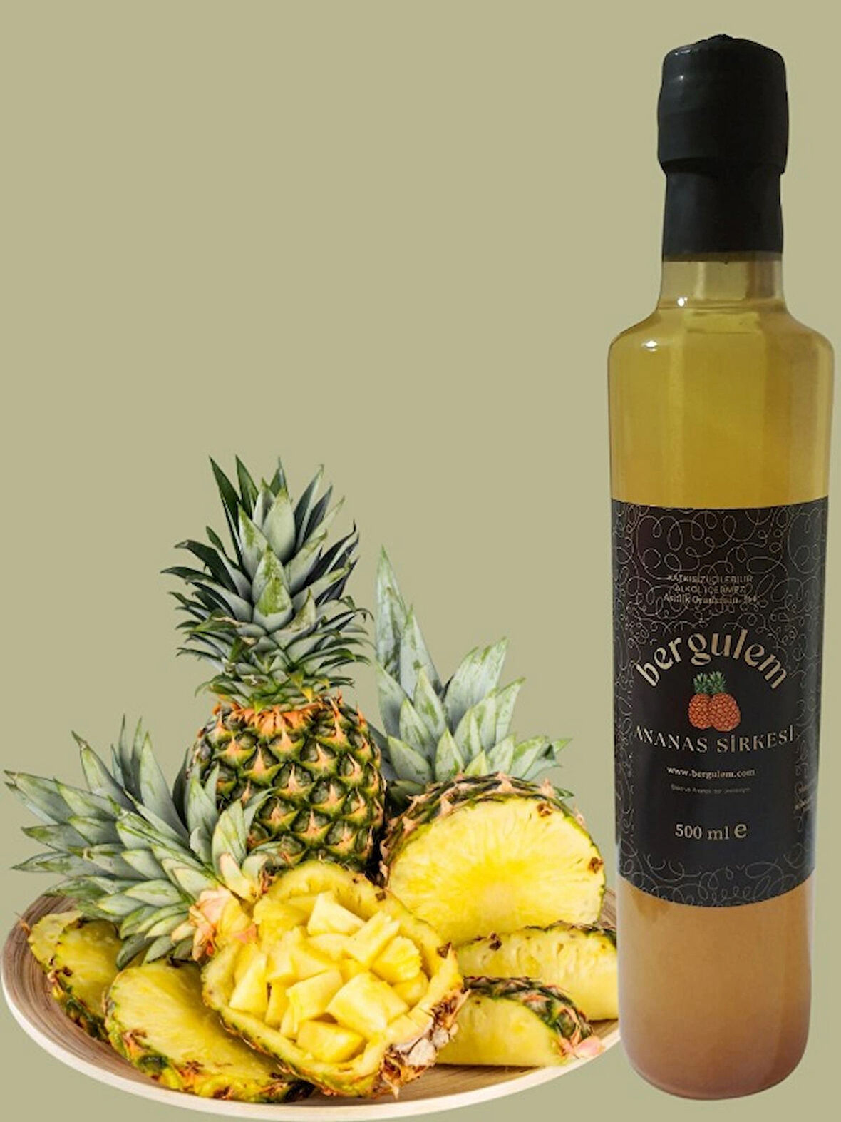 Neşe Natural Bergulem Ananas Sirkesi 500 ml