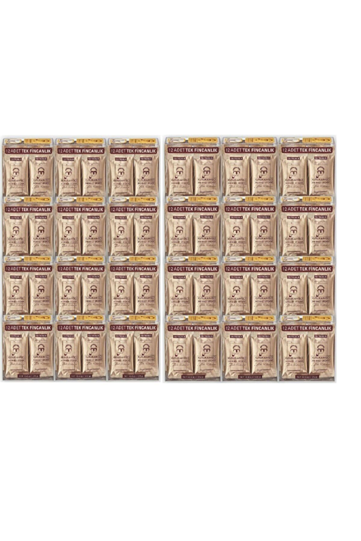 Düğün Paketi Türk Kahvesi Tek Fincanlık 12x6 gr  24'lü
