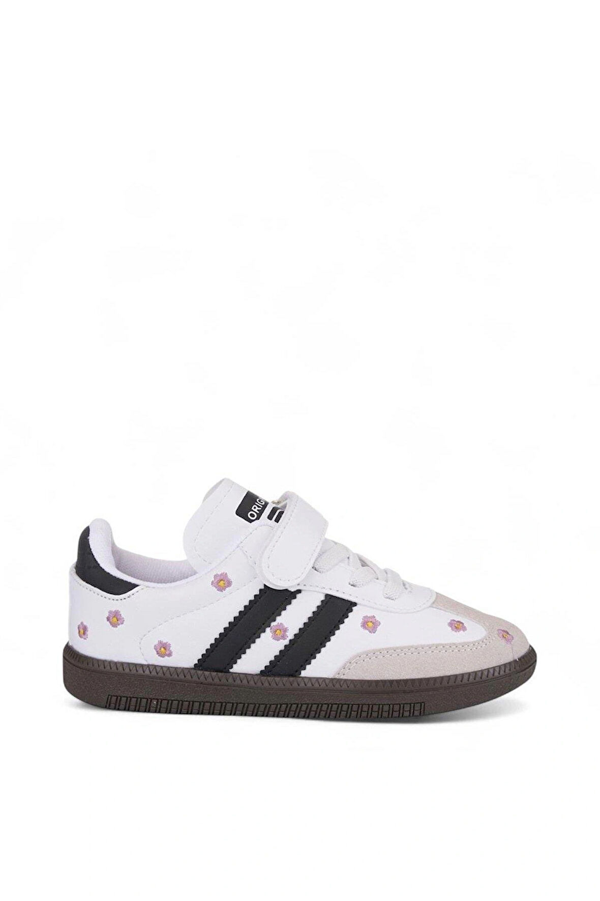 Çiçekli Kız Çocuk Sneaker, Kız Çocuk Spor Ayakkabı DAR KALIPTIR.LÜTFEN 1 NUMARA BÜYÜK ALINIZ