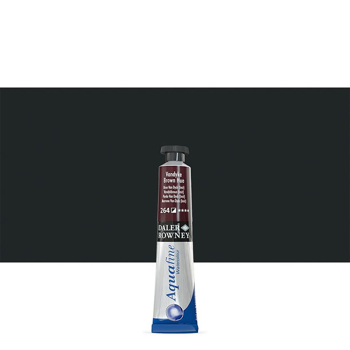 Daler Rowney Aquafine Tüp Suluboya 8ml N:264 Vandyke Brown Hue