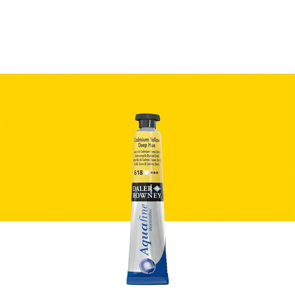 Daler Rowney Aquafine Tüp Suluboya 8ml N:618 Cadmium Yellow Deep Hue