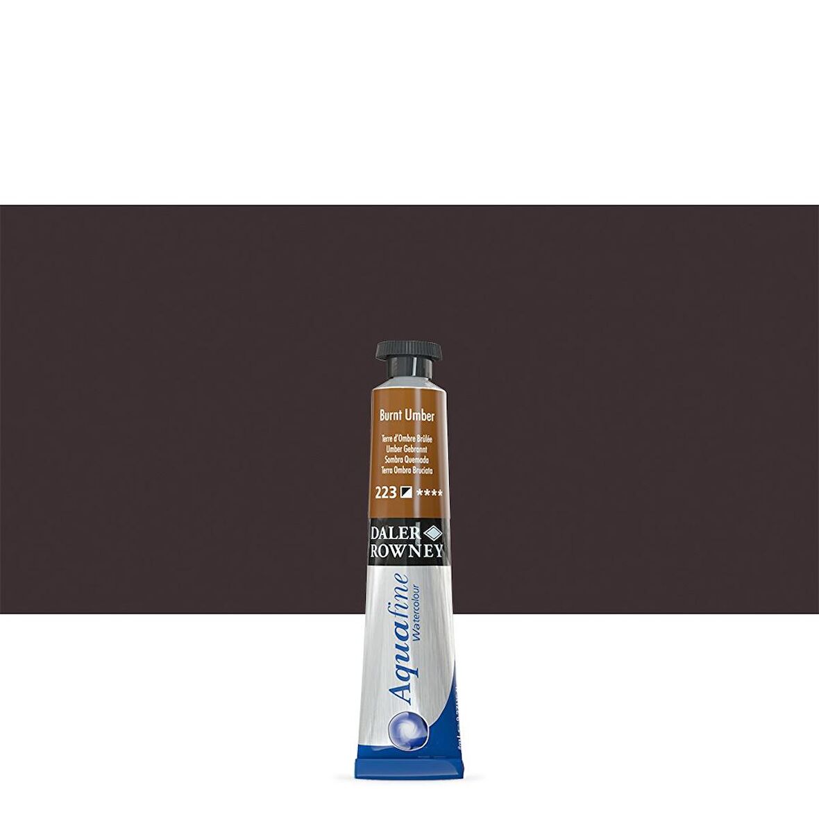 Daler Rowney Aquafine Tüp Suluboya 8ml N:223 Burnt Umber
